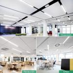 5FT 50W 5600Lm Linear Batten Light Surface Mount for Garage Shop Office