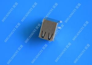 Quality DIP Foot 4 Pin AF Type Double USB Charging Connector Female For PCB wholesale