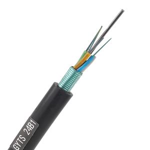 Quality 12~288 Cores Armoured Optical Fibre Cable Outdoor Fiber Optic GYTS Cable wholesale