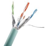 HDPE Insulation Data Communication Cable Cat 6a Network Cable 305M Roll