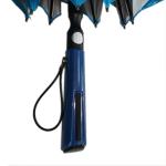 Blue Windproof Golf Umbrellas , Extra Large Rain Umbrella 190T Pongee Fabric