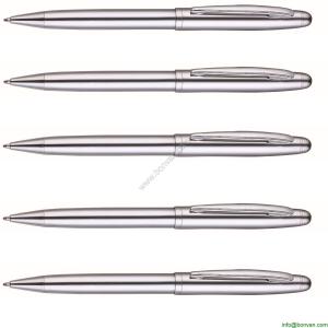 Quality Beautiful Design Promotional Gifts Metal silver Part Luxury Ball Pen wholesale