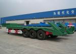 70 Ton 3 Axles Gooseneck Lowboy Semi Trailer For Heavy Duty Vehicles Delivery