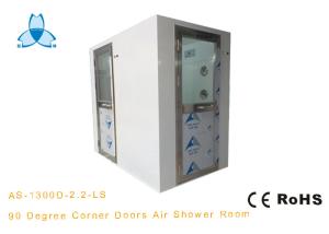 Quality L Type Cleanroom Air Cleaning Equipment Air Shower 90 Degree Corner Doors wholesale