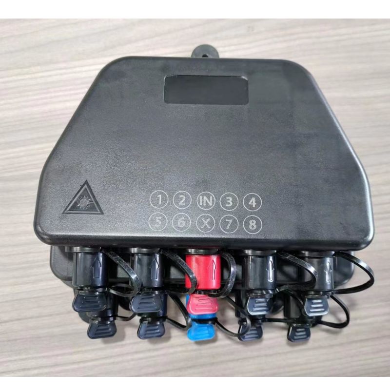 Waterproof 10port FTTH Fiber Distribution Box with PC ABS Material and UV Resistance