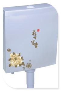 Quality Bathroom sanitary wares toilet cistern hand pressure white wash down waterbox wholesale