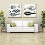 Fish Images Canvas Prints Spray Painting Popular In The Europe Market Minimalist