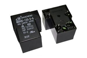Quality AgCdO 30A Power Relay DC12V NB90E-12S-S-A Electronic Relay wholesale
