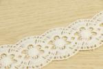 45mm Width Guipure Lace Trims , Multiapplication Floral Lace Ribbon