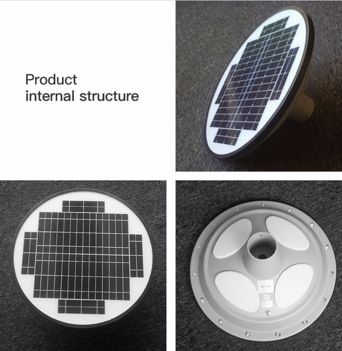 High temperature resistance Good quality outdoor ufo 110lm/w led solar street light new design