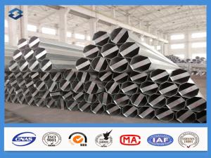 Quality Q345 Material 35FT 3mm Thick Hot Dip Galvanized Electric Steel Poles wholesale
