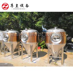 Quality 80mm PU 600L Beer Fermentation Tank Side Manhole 1.6 ㎡ Heat Area 280 KG Weight wholesale
