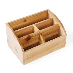 Quality Hygiene Wooden Desktop Organiser Storage Case Cosmetic Boxes wholesale