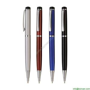 Quality business metal pen, imprinted gift hotel logo pen wholesale