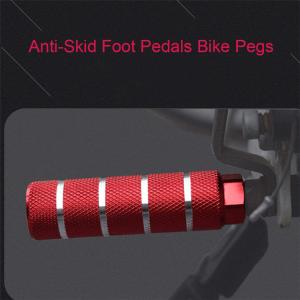 Quality Bike BMX Pegs Aluminum Alloy Anti Skid Lead Foot For Mountain Cycling Rear Stunt Fit 3/8 Inch Axles wholesale
