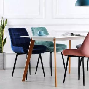 Quality High Back Upholstered Fabric Dining Chair D52mm Dining Accent Chair Dirt Resistant wholesale