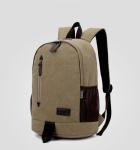 Outdoor canvas backpack unisex travel backpack bag with laptop compartment for