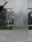 Interior Sliding Flat Tempered Glass , Tempered Glass Office Door