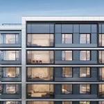 Aluminum Panel Curtain Wall Window System Closed Glass Curtain Wall
