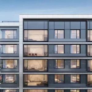 Quality Aluminum Panel Curtain Wall Window System Closed Glass Curtain Wall wholesale
