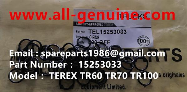15253033 O RING TEREX DUMP TRUCK TR35 TR50 TR60 TR100 CUMMINS ALLISON UNIT RIG