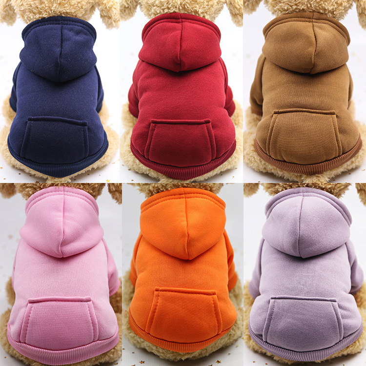 OEM Cotton Fleece Pets Wearing Clothes Pet Hoodies Soft Dog Sweaters