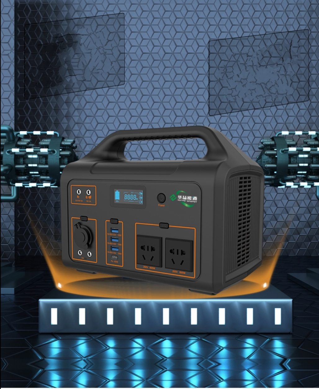 500w Lithium Ion Ups Battery Backup Outdoor 10C Rate Automotive Grade