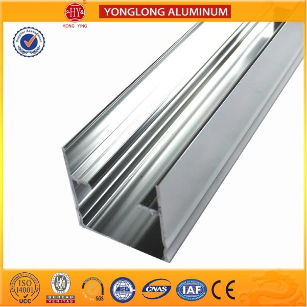 Mechanically Polished Aluminum Profiles High Surface Brightness Black