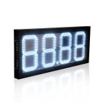 Gas Price Display Signs Glare LED 16'' White 88.88 Petrol Changer Sign No