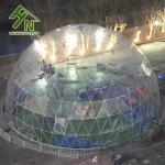 Transparent Big Dome Tent Outdoor Diameter 30m Galvanised Steel Frame
