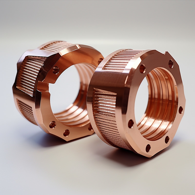 Custom CNC Turning Services CNC Machining Mini Copper Parts