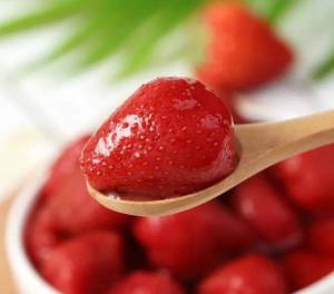 Quality Mygou Foods Fruit Canned Strawberry Glass Bottle Home Food ISO9001 wholesale