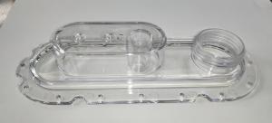 Quality Custom Injection Molding PE/PP Transparent Plastic Base Plastic Parts wholesale