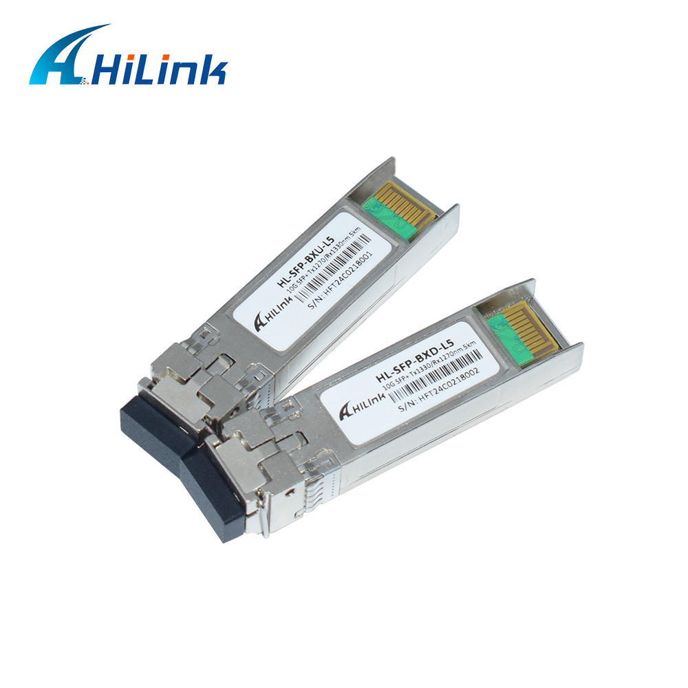 Full Compatible 10G BIDI 5KM 1270nm 1330nm Simplex LC Optical Transceiver Module