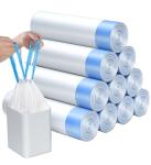 Cost Kitchen Rubbish Drawstring Trash Bag for Professional Garbage Collection