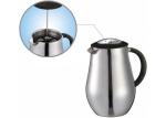 Double Wall Tea French Press Coffee Pot SS304 1000ml 51 Oz French Press