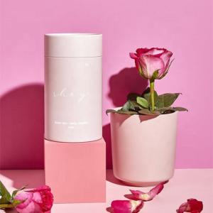 Quality Embossed Cosmetic Paper Tube Packaging , CMKY Custom Cosmetic Packaging Boxes wholesale