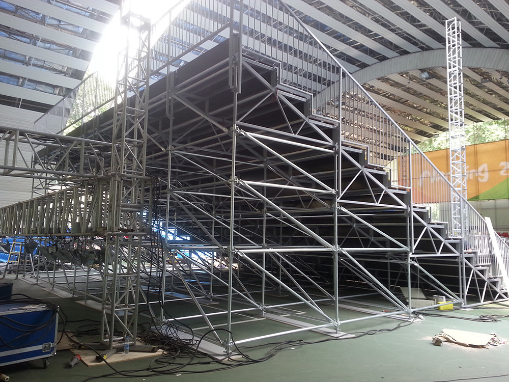Temporary Demountable Spectator Stands Bleacher Tribune