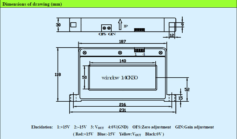 High Precision Hall Effect Current Transducer For Switch Power Supplies
