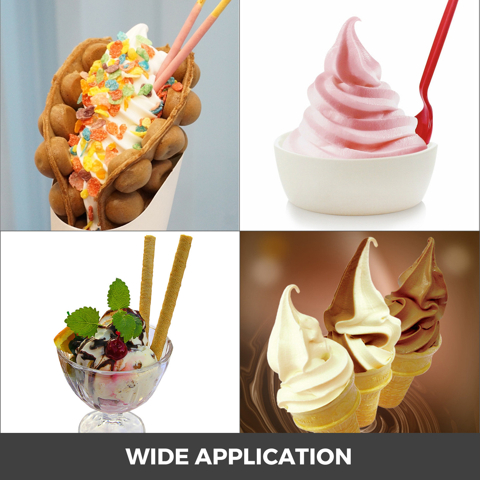 Stainless steel structure portable softy ice cream maker machine ice cream maker machine