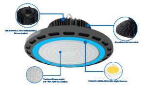 Quality led 150w high bay 100V-347V UFO Warehouse LIGHT wholesale