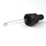 Black Anti Theft Burette 18 410 Plastic Bottle Dropper For Fine Oil