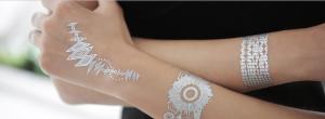 Quality Gold and silver metallic tattoo wholesale