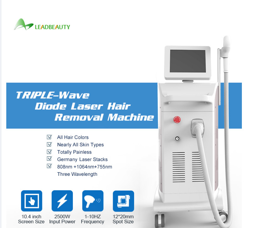 finishing touch instant painless 755nm 808nm 1064nm hair remover permanent machine