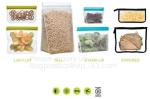 Reusable Silicone Food Storage Bag Washable Silicone Fresh Bag for Fruits