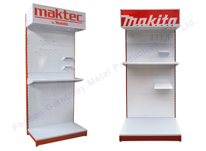 Pegboard Metal with hanging hooks Stand Hardware Display