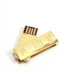 Metal Thumbdrive Gold Bar 8GB 16GB with Logo Printed