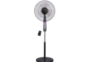 Quality 4 Blade 110V Electric Pedestal Air Cooler Fan / 90 Degree Oscillating Floor Fan wholesale