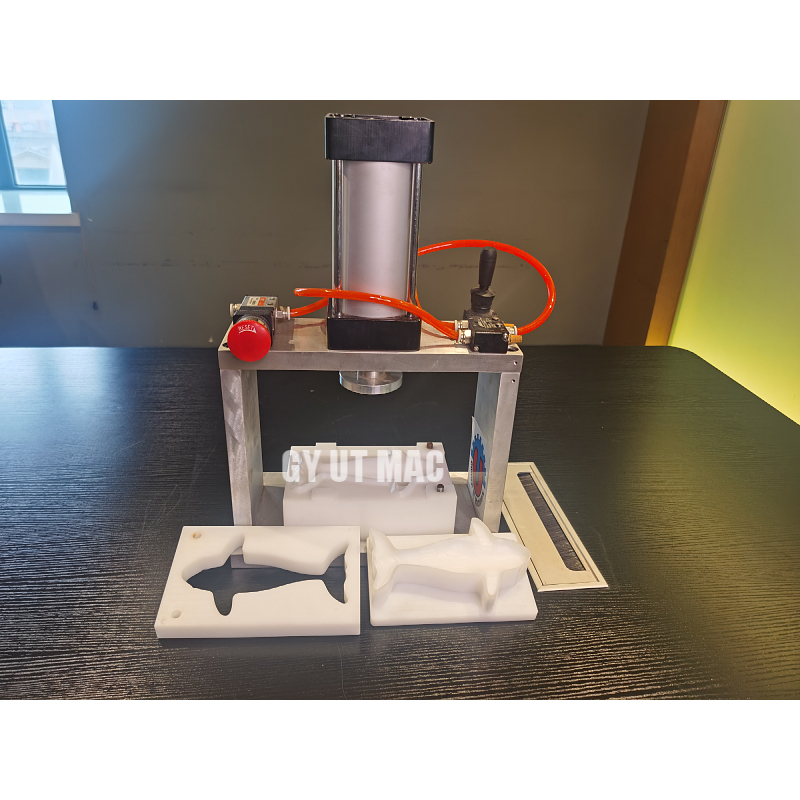 Small Mini Manual Hand Home Pneumatic Desktop Square Salt Powder Shampoo Ball Machine