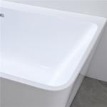 Egg Shaped Acrylic Bathroom Freestanding Bath Tub High Glossy 1600